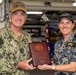 Vice Adm. Michael Boyle visit to HMAS Supply