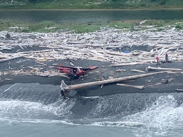 Coast Guard rescues 2 people after plane crash at Montague Island, Alaska