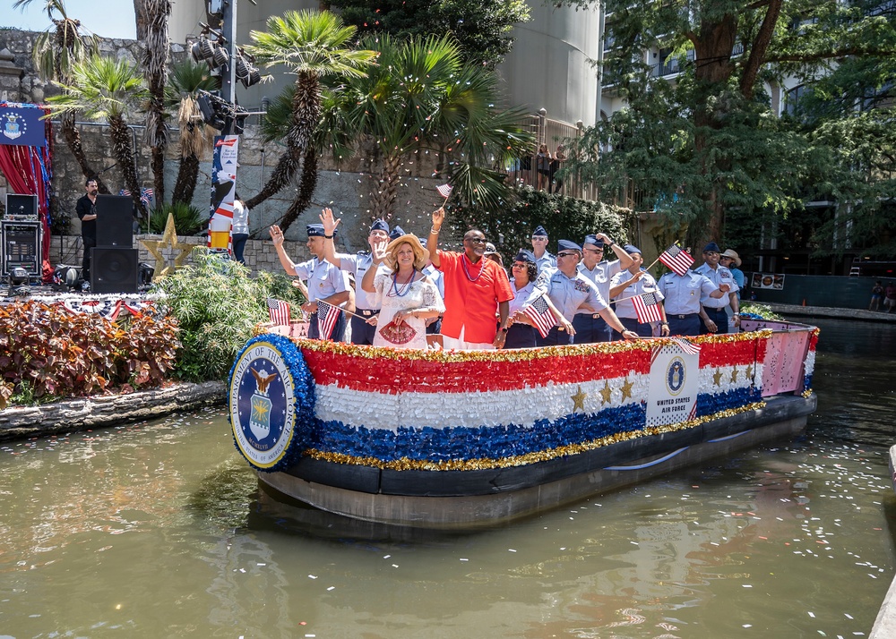 AETC joins the Armed Forces River Parade