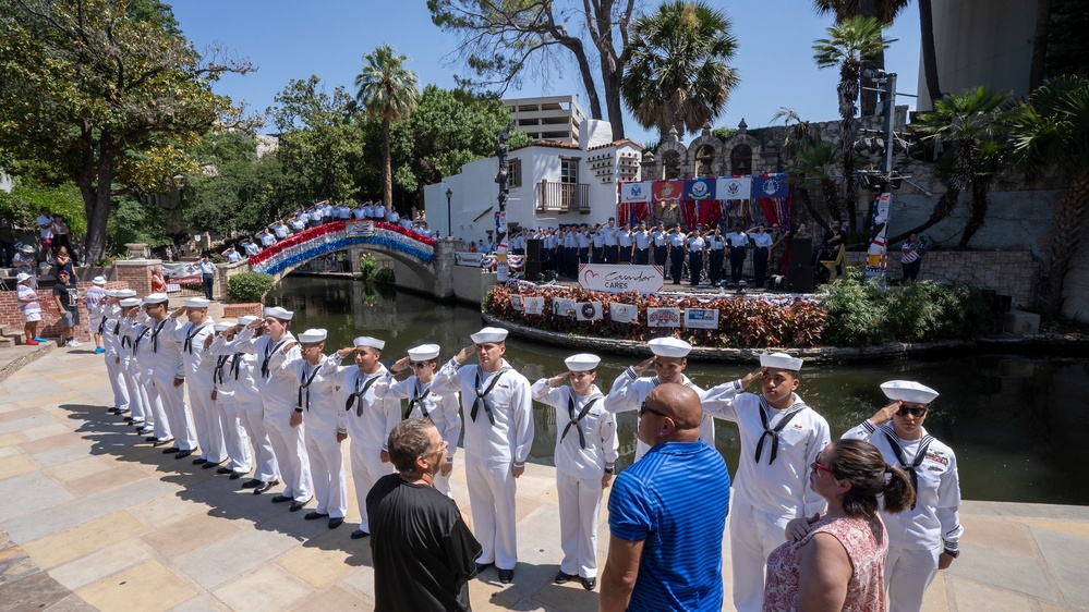 AETC joins the Armed Forces River Parade