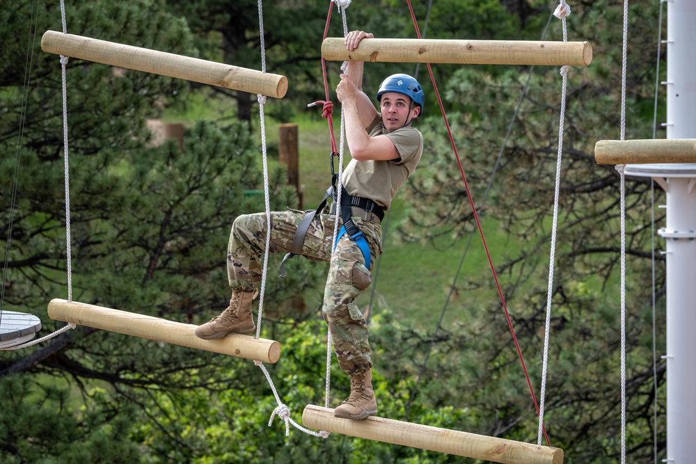 USAFA Cadets Tackle New Outdoor Leadership Complex