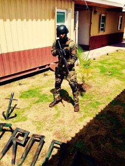 Unbounded Determination.  From Jamaican Special Forces to U.S. Ceremonial Guard to Navy Seabee