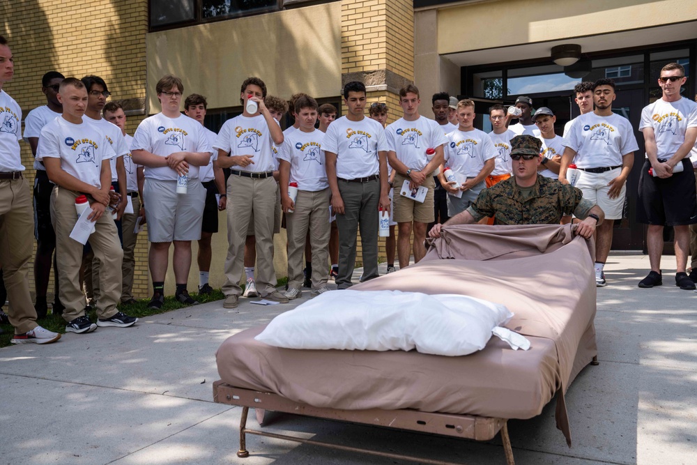 1st Marine Corps District Marines Volunteer at the 2022 NY American Legion Boys State