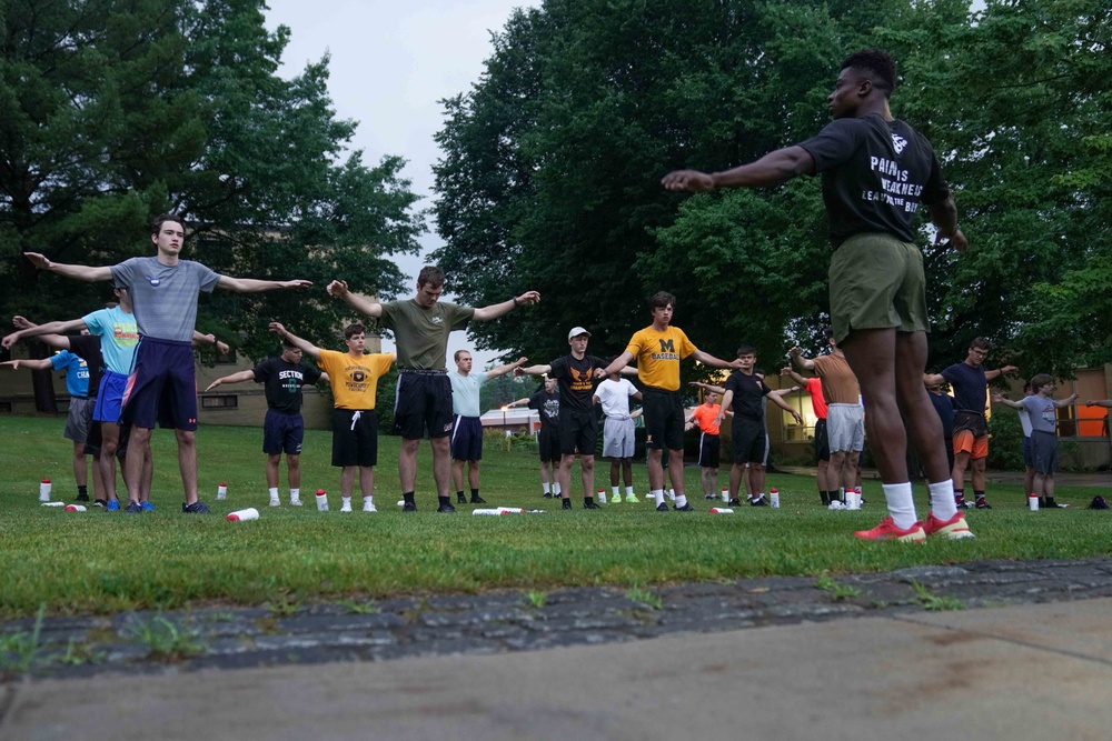 1st Marine Corps District Marines Volunteer at the 2022 NY American Legion Boys State