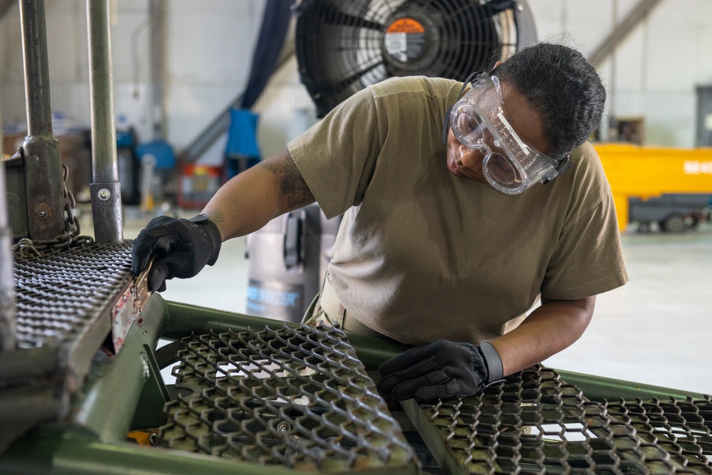 512th Maintenance Squadron Routine Maintenance