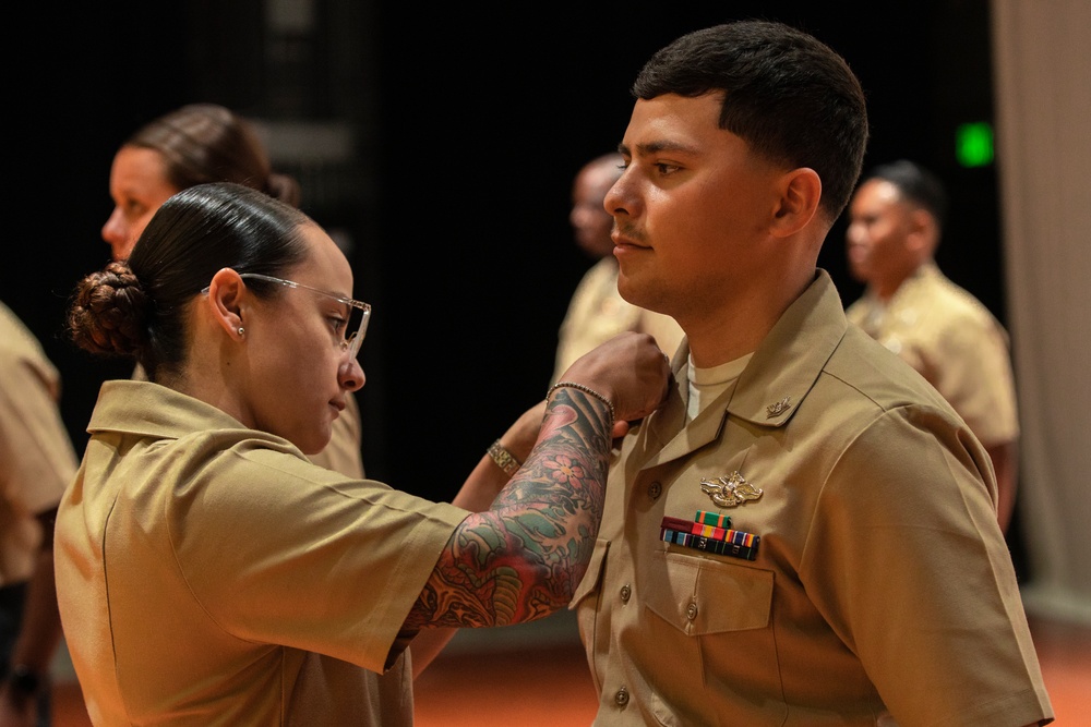 Navy Petty Officer Frocking Ceremony