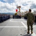 RIMPAC 2022 Commander Addresses the Crew of CNS Almirante Lynch (FF 07)