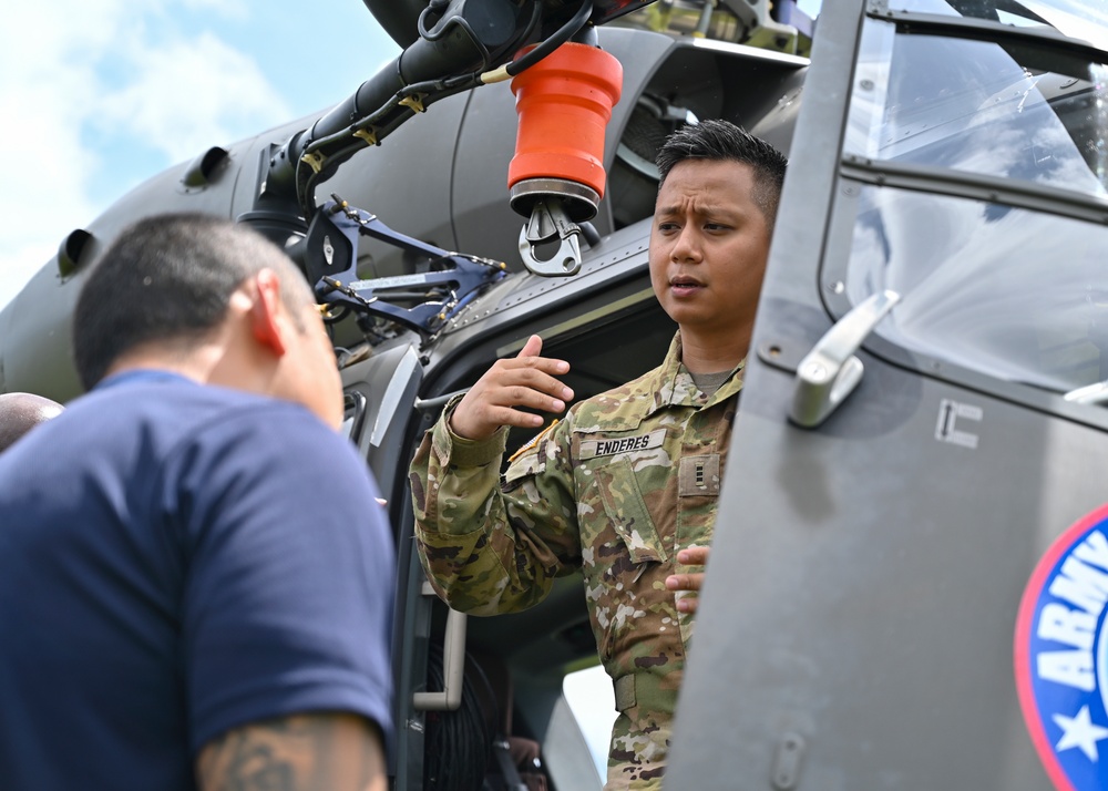 Joint Region Marianas Fire and Emergency Services and Guam National Guard conduct aircraft familiarization training