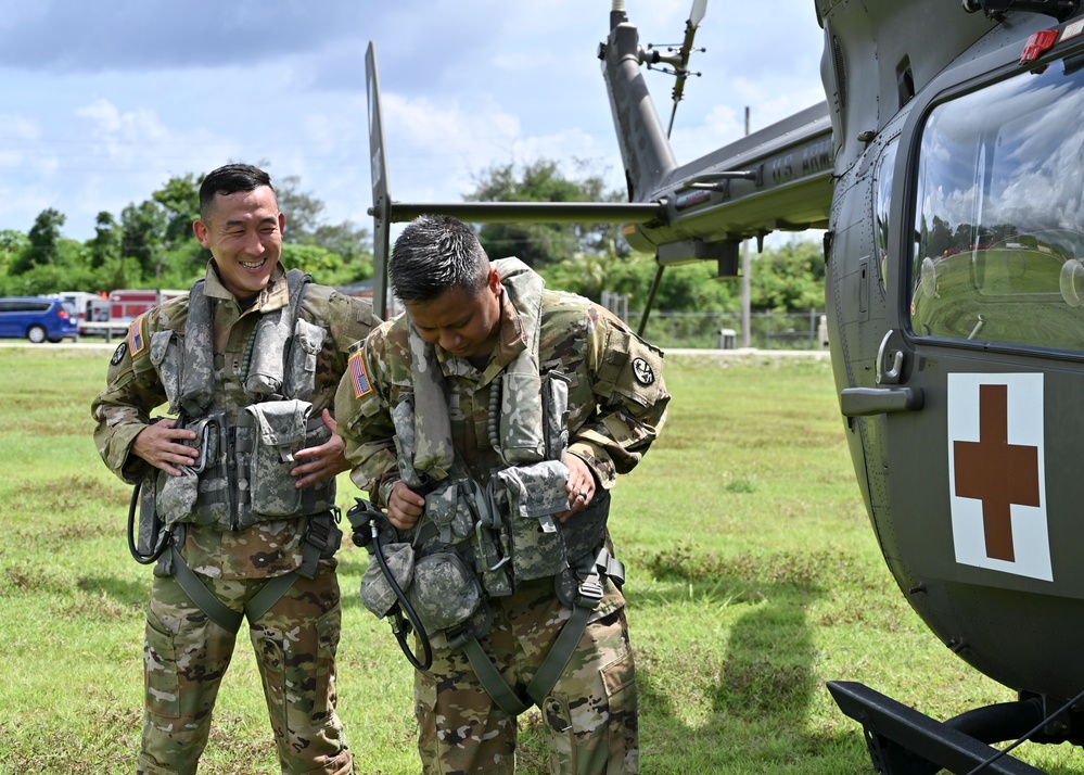 Joint Region Marianas Fire and Emergency Services and Guam National Guard conduct aircraft familiarization training