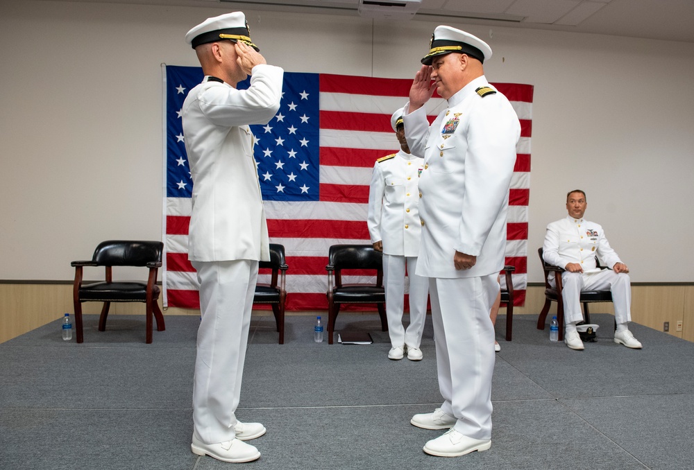 NASCC Change of command ceremony