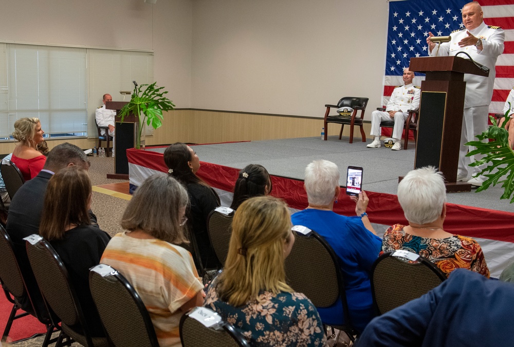 NASCC Change of command ceremony