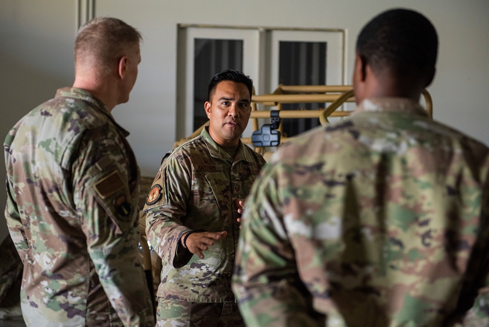 Brig. Gen. Birch receives immersion tour