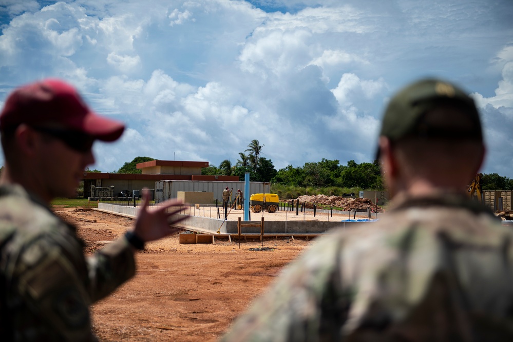 Brig. Gen. Birch receives immersion tour