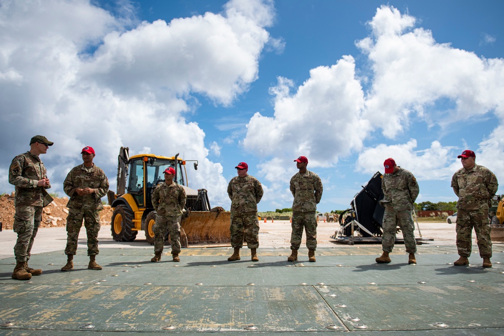 Brig. Gen. Birch receives immersion tour