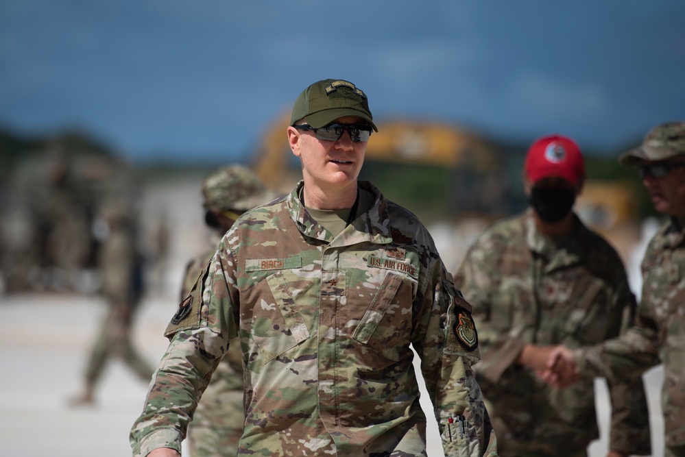 Brig. Gen. Birch receives immersion tour