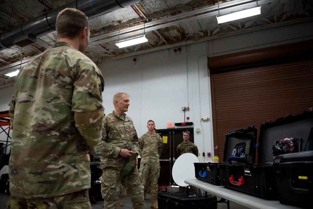 Brig. Gen. Birch receives immersion tour