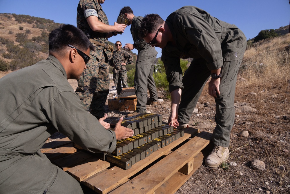 EOD Marines detonate ordnance from distance at MCAS Miramar