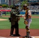 Marines visit the San Diego Padres