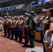 Marines visit the San Diego Padres