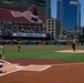 Marines visit the San Diego Padres