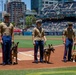 Marines visit the San Diego Padres