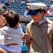 Marines visit the San Diego Padres