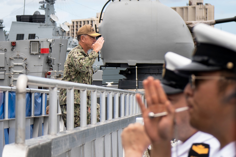RIMPAC 2022: HMCS Winnipeg hosts US 3rd Fleet