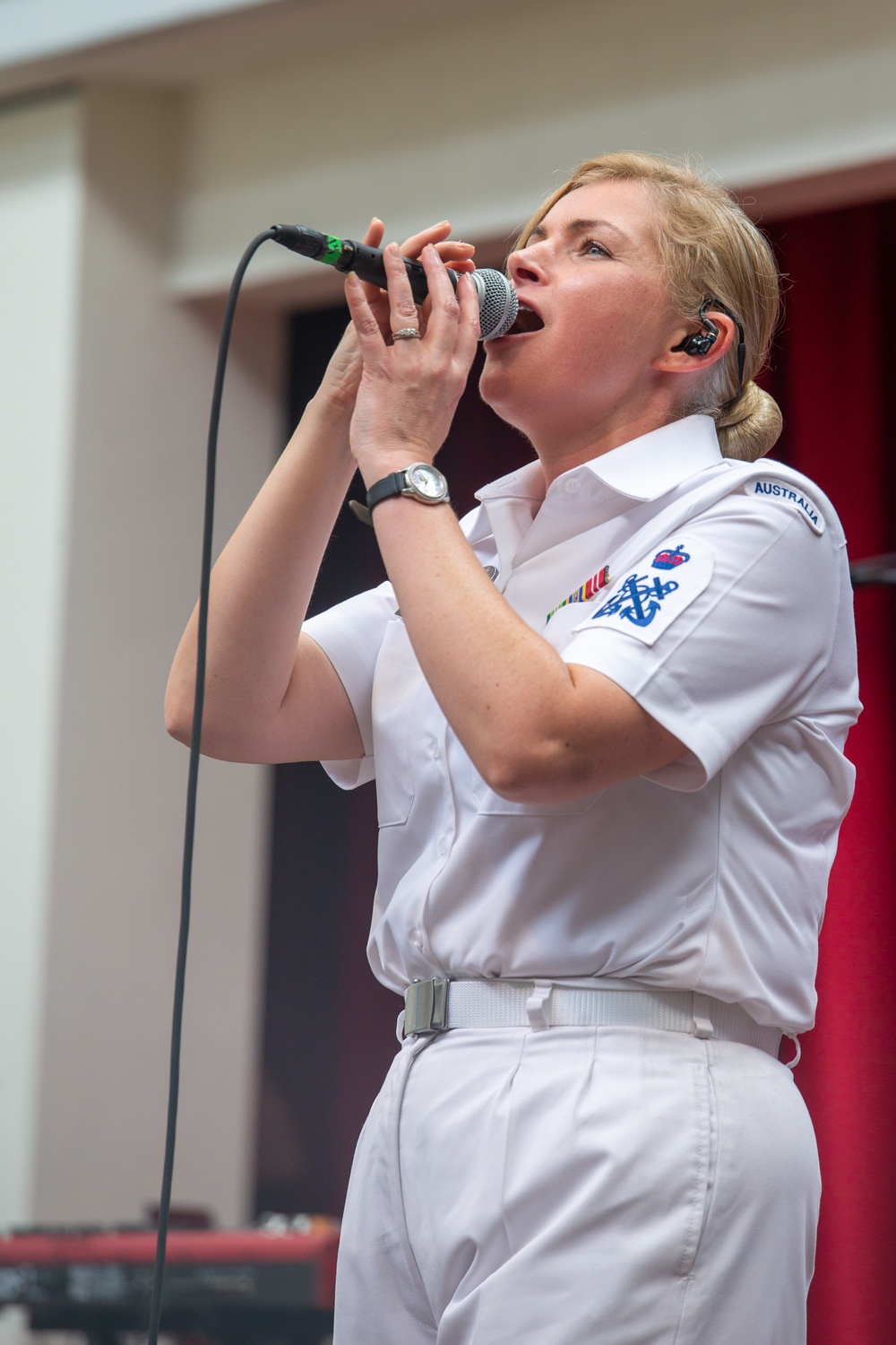 MARFORPAC BAND and Royal Australian Navy Band perform at Ala Moana Center