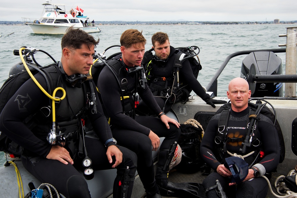 CTF-177 International Divers conduct Light Salvage Interoperability Dive