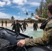 Australian Army Soldier Pte. Jackson Pitts instructs Sri Lankan Marines for a man overboard exercise in an F470 Zodiac RIMPAC 2022