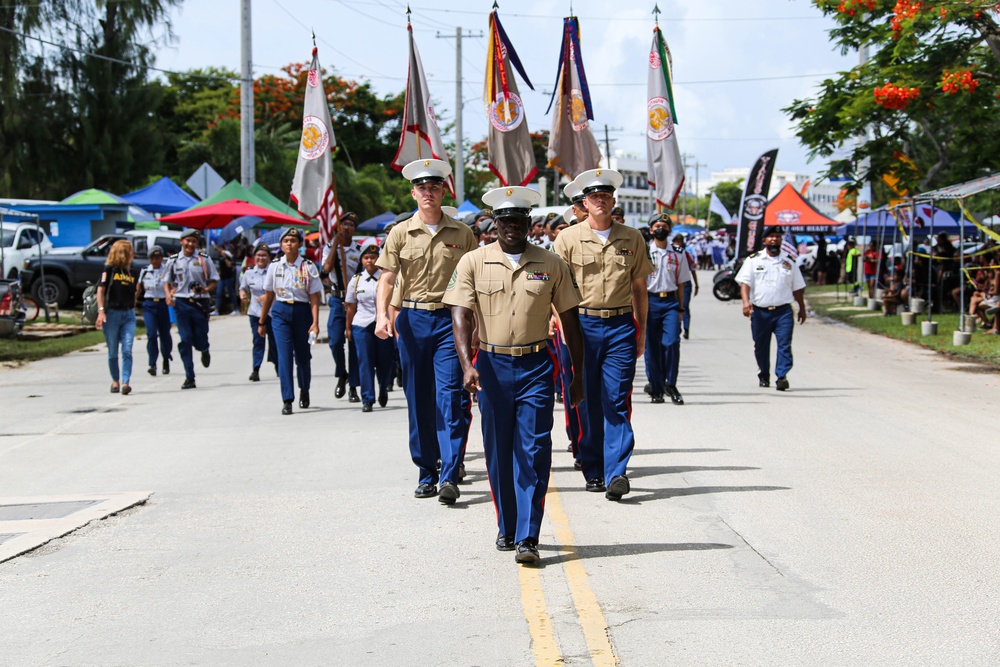 Marines participate in Saipan Liberation Day Parade