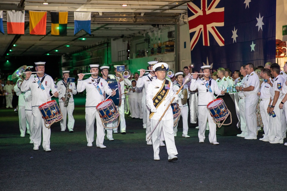 Australian National Reception on HMAS Canberra