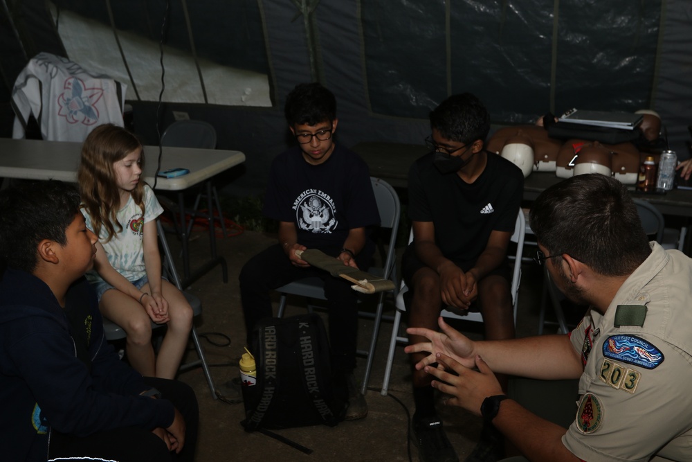 Eighth Army supports Scouts during annual merit badge event