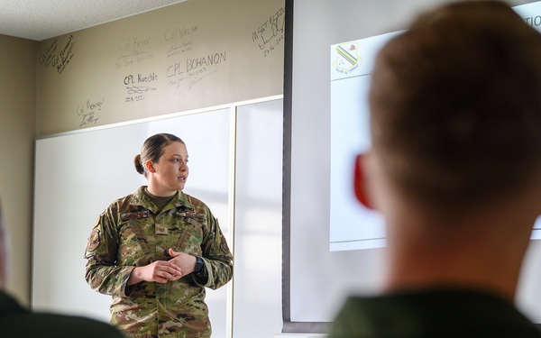 Marines integrate with 354th AEW Airmen during ACE training