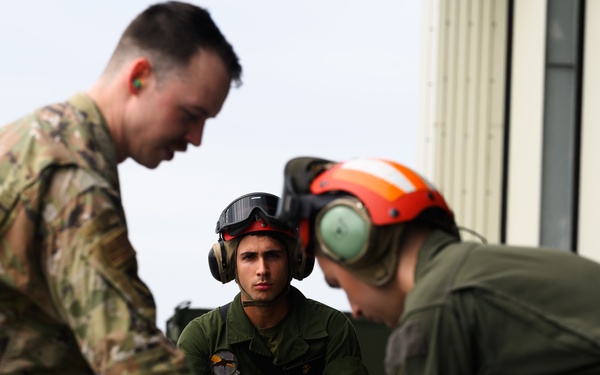 Marines integrate with 354th AEW Airmen during ACE training