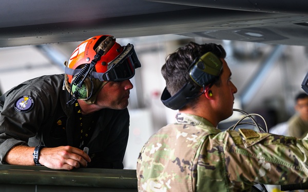 Marines integrate with 354th AEW Airmen during ACE training