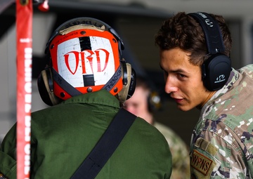 Marines integrate with 354th AEW Airmen during ACE training
