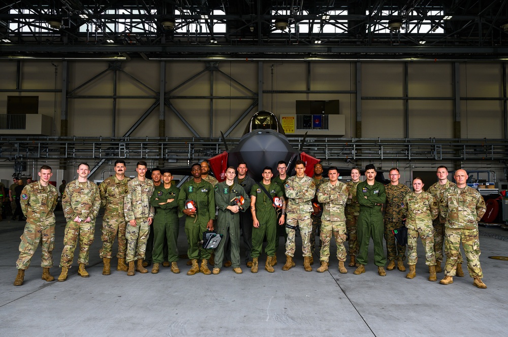 Marines integrate with 354th AEW Airmen during ACE training