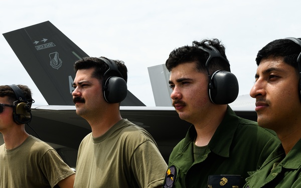Marines integrate with 354th AEW Airmen during ACE training