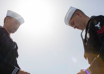 USS Hershel “Woody” Williams (ESB 4) arrives in Victoria, Seychelles