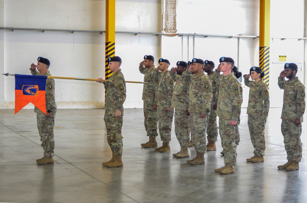 Headquarters and Headquarters Company, 12 Combat Aviation Brigade,  Change of Command Ceremony.