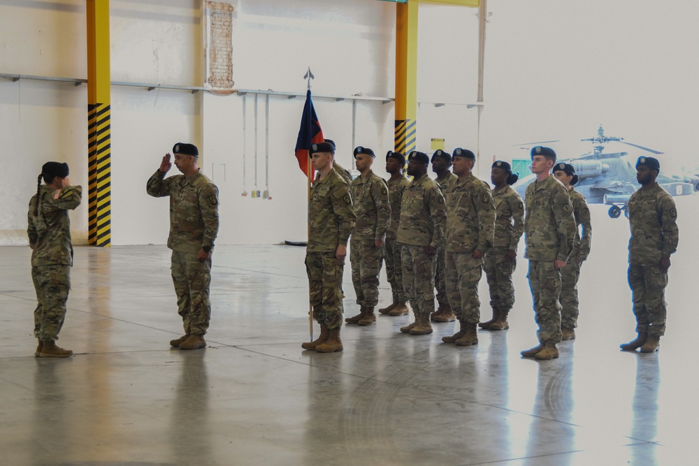 Headquarters and Headquarters Company, 12 Combat Aviation Brigade,  Change of Command Ceremony.