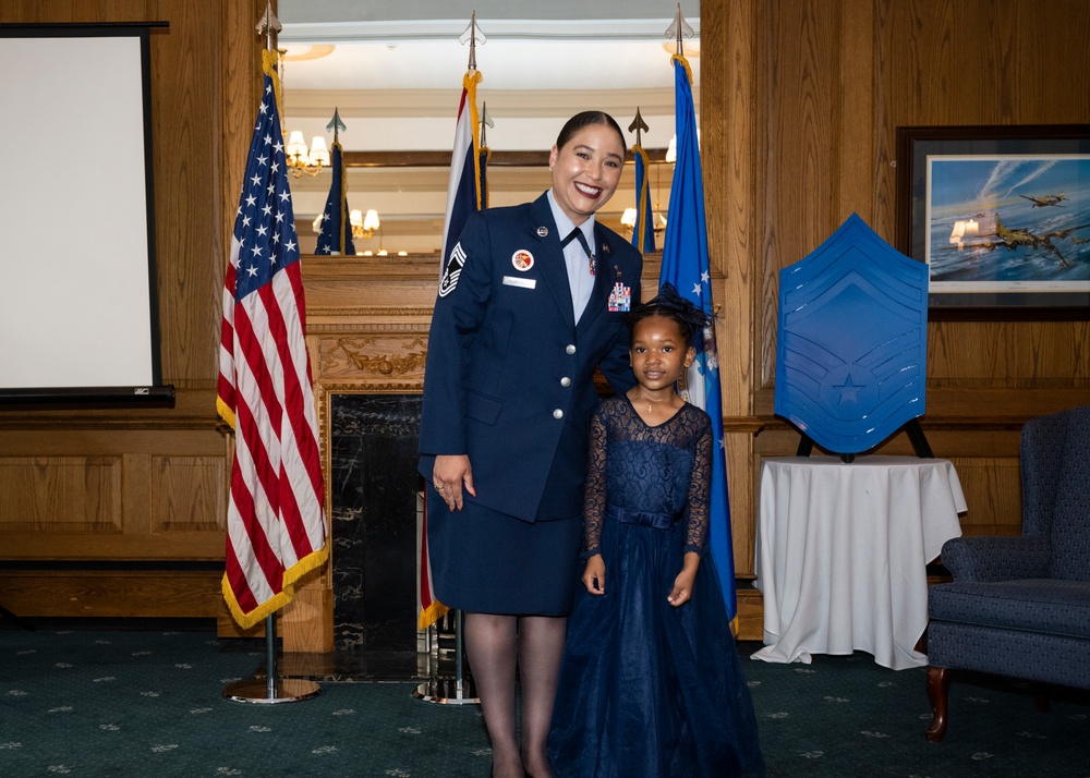 Chief Master Sgt Humphries promotion ceremony