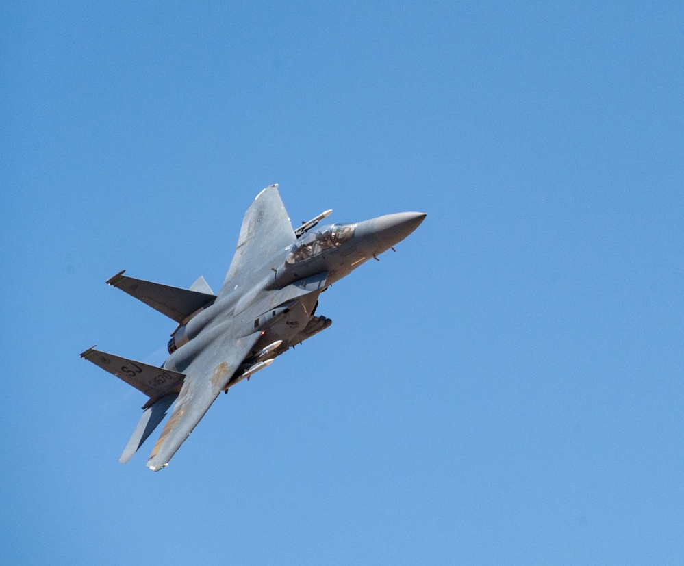 F-15E Strike Eagle training exercise