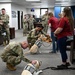 Service dogs in-training visit Whiteman AFB