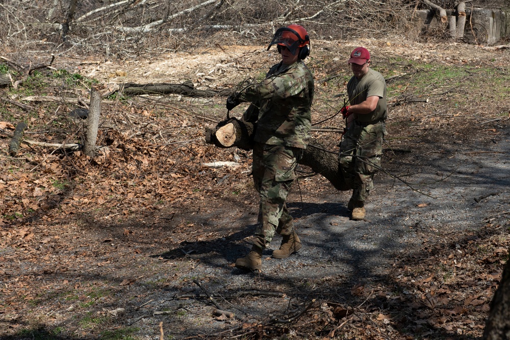 201st RHS clear site for homeless veteran housing