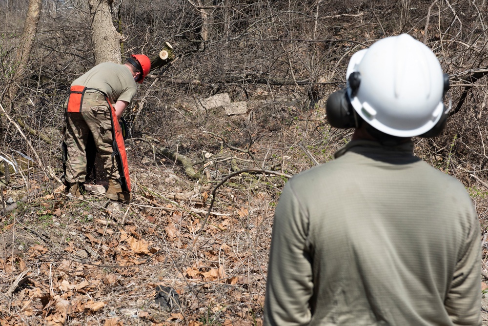 201st RHS clear site for homeless veteran housing