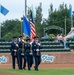 115th FW Base Honor Guard presents the colors at Madison Baseball Game