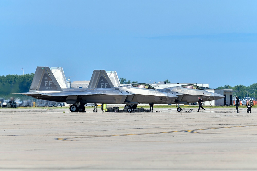 DVIDS Images F22 Raptor Demonstration Team arrives at Selfridge