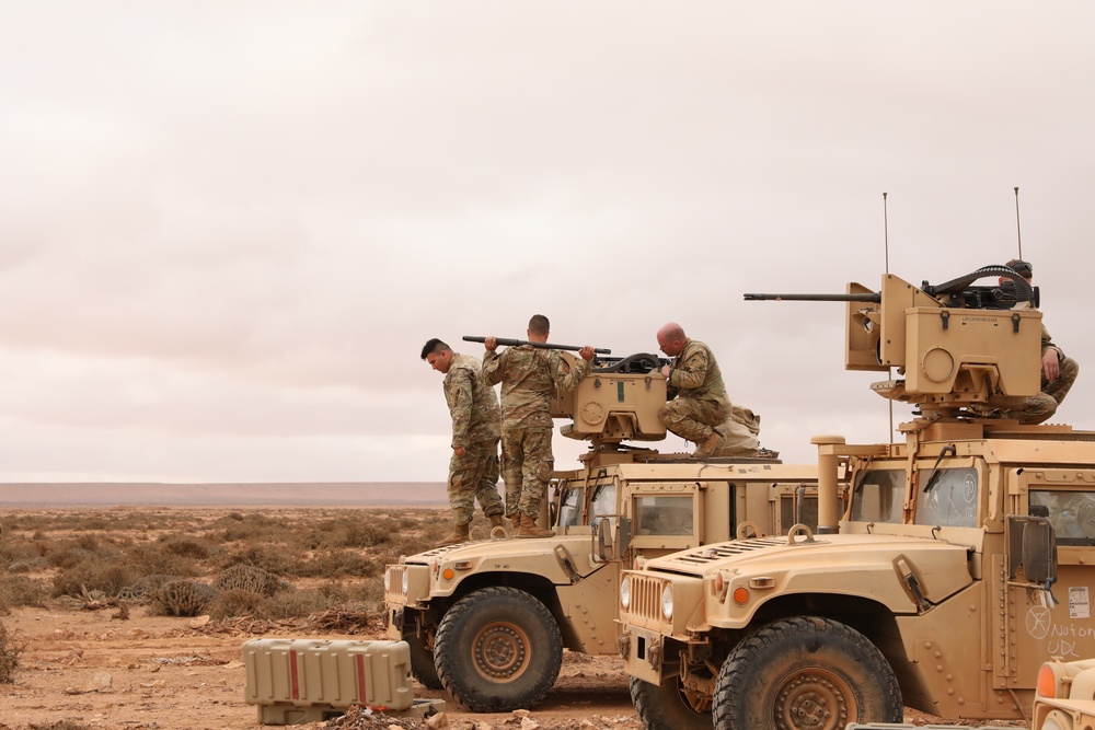 DVIDS Images D Co 2162 conducts mounted gunnery operations [Image